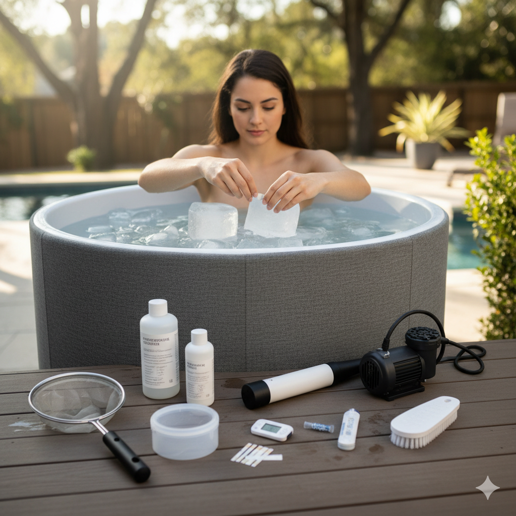 Ice Bath Water Maintenance: 7 Essential Ways To Master Proven Sanitation Practices 1 Generated Image February 09 2026 12 32AM Plunge Tub Chiller