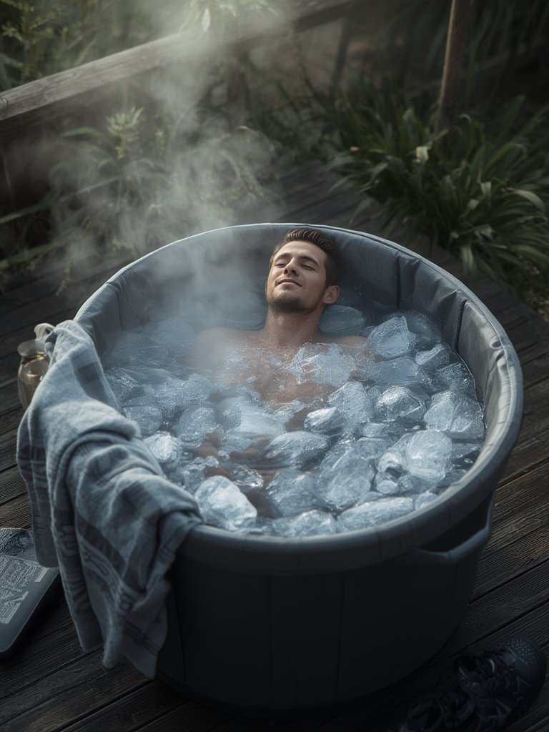 Ice Bath: 7 Ultimate Steps For Amazing Results In 2026 2 ice bath in action